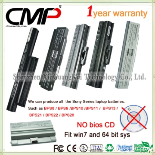 Hot sale in Wroldwide!good quality replcement laptop battery BPS2 6CEL